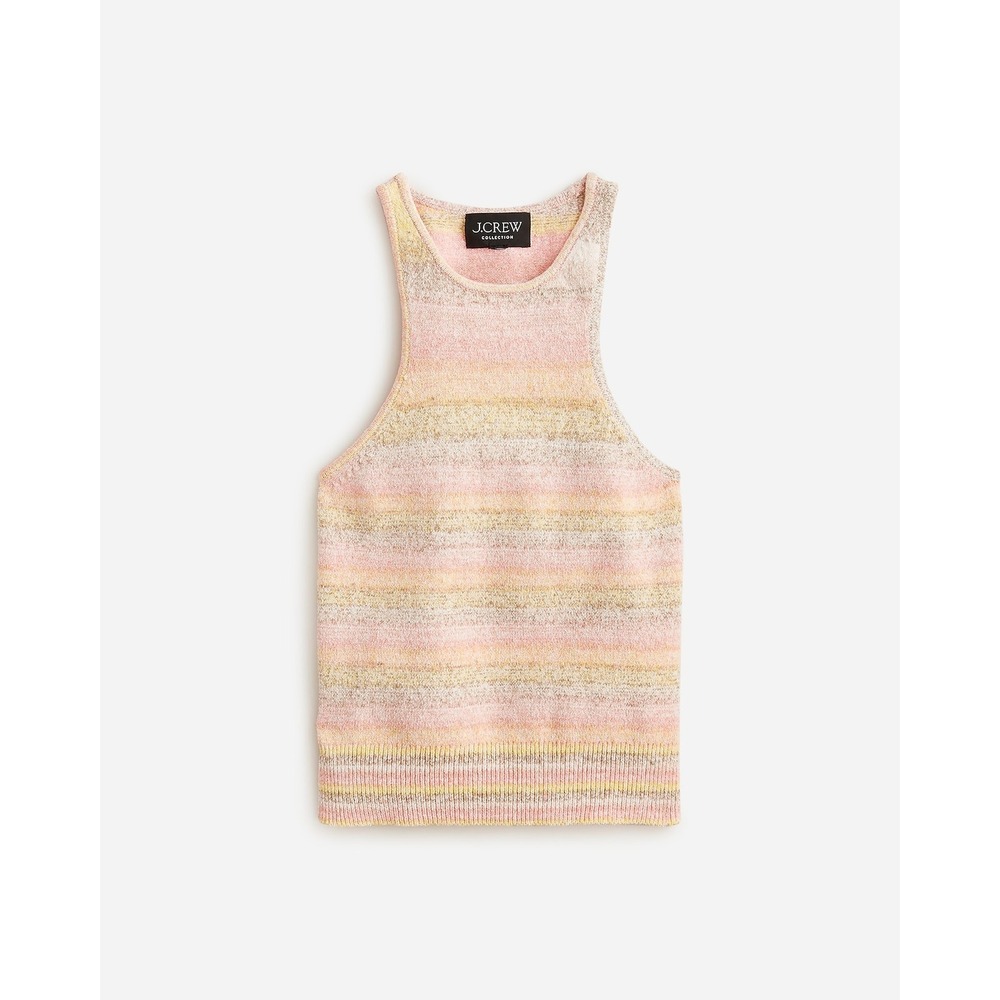 J.Crew Collection Space-Dyed Sweater Tank Multicolor Size S